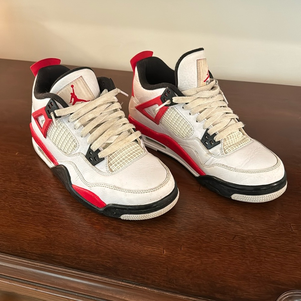 Youth Air Jordan 4 Retro GS ‘Red Cement’